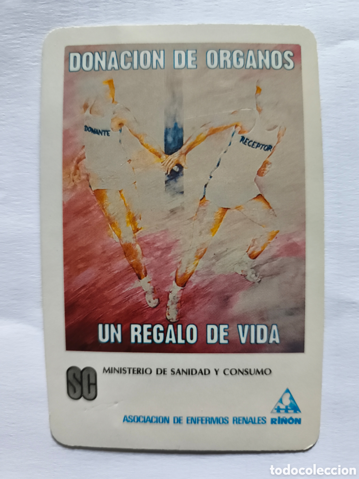 Coleccionismo Calendarios: FOURNIER DONACION DE ORGANOS 1987
