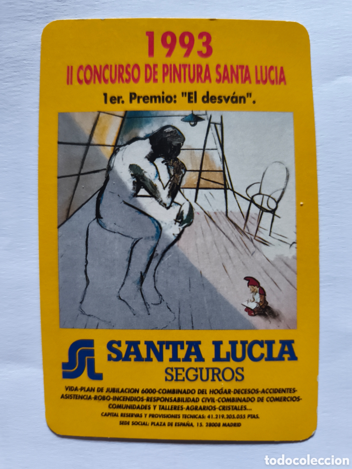 Sammeln von Kalendern: FOURNIER SANTA LUCIA 1993