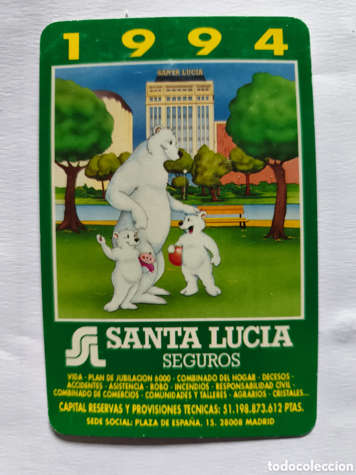 Sammeln von Kalendern: FOURNIER SANTA LUCIA 194