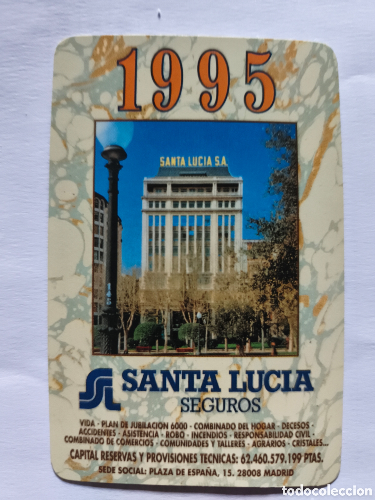 Sammeln von Kalendern: FOURNIER SANTA LUCIA 1995