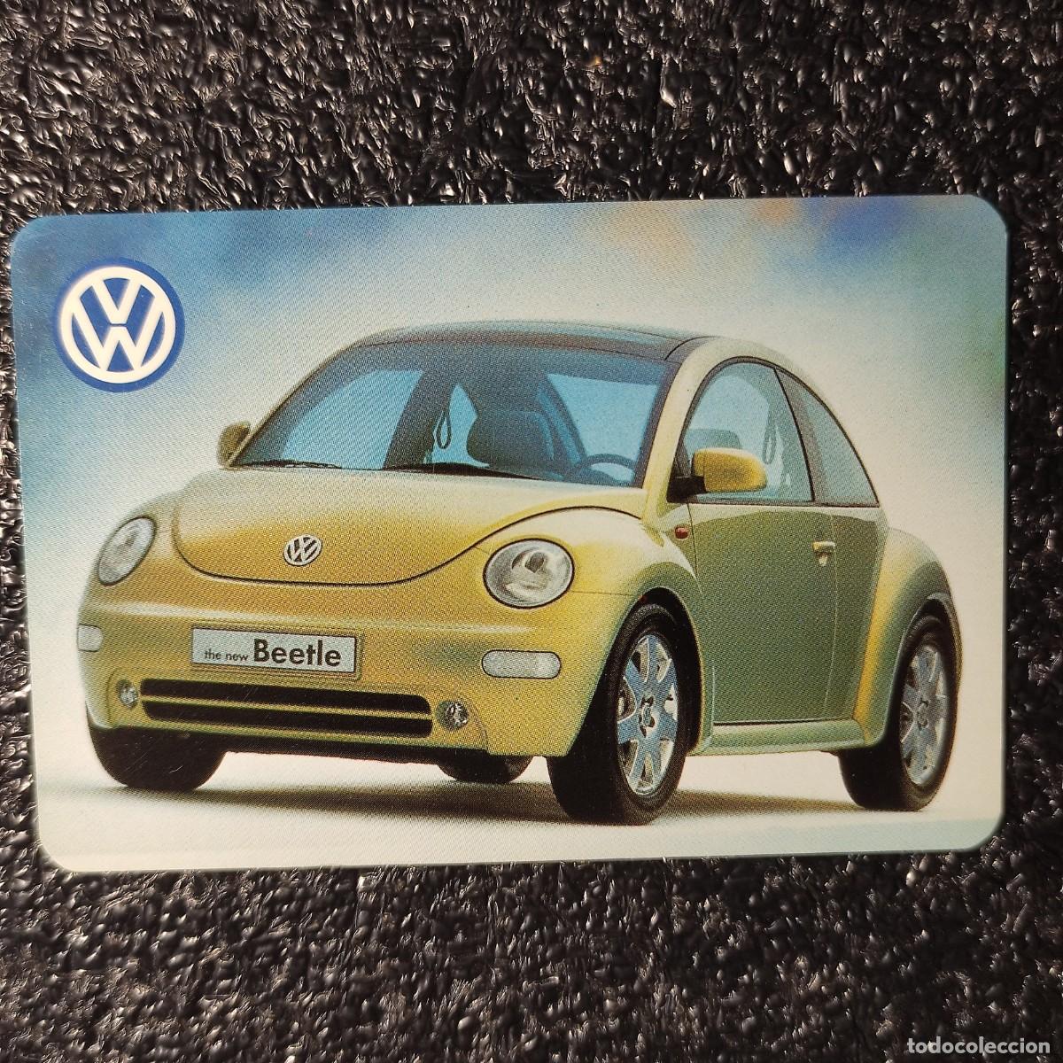 Coleccionismo Calendarios: CALENDARIO COCHES . Volkswagen New Beetle amarillo ** LEIOA WAGEN 1999 ** T1
