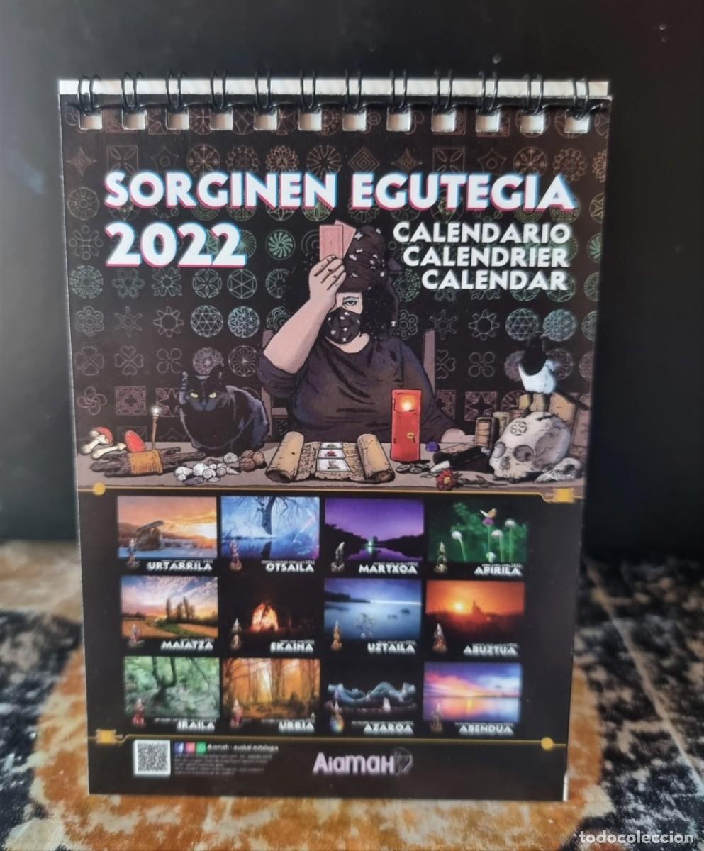 Sammeln von Kalendern: CALENDARIO VASCO DE MESA 2022 SORGINEN EGUTERIA (EL CALENDARIO DE LAS BRUJAS)