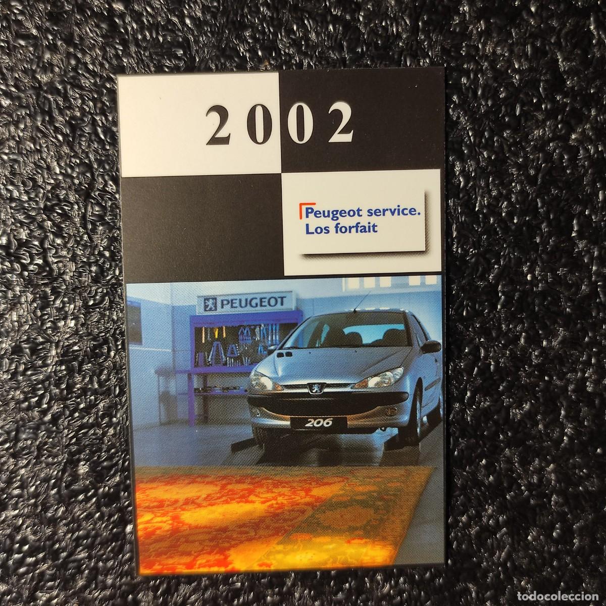 Coleccionismo Calendarios: CALENDARIO COCHES . PEUGEOT 2002 ** T1