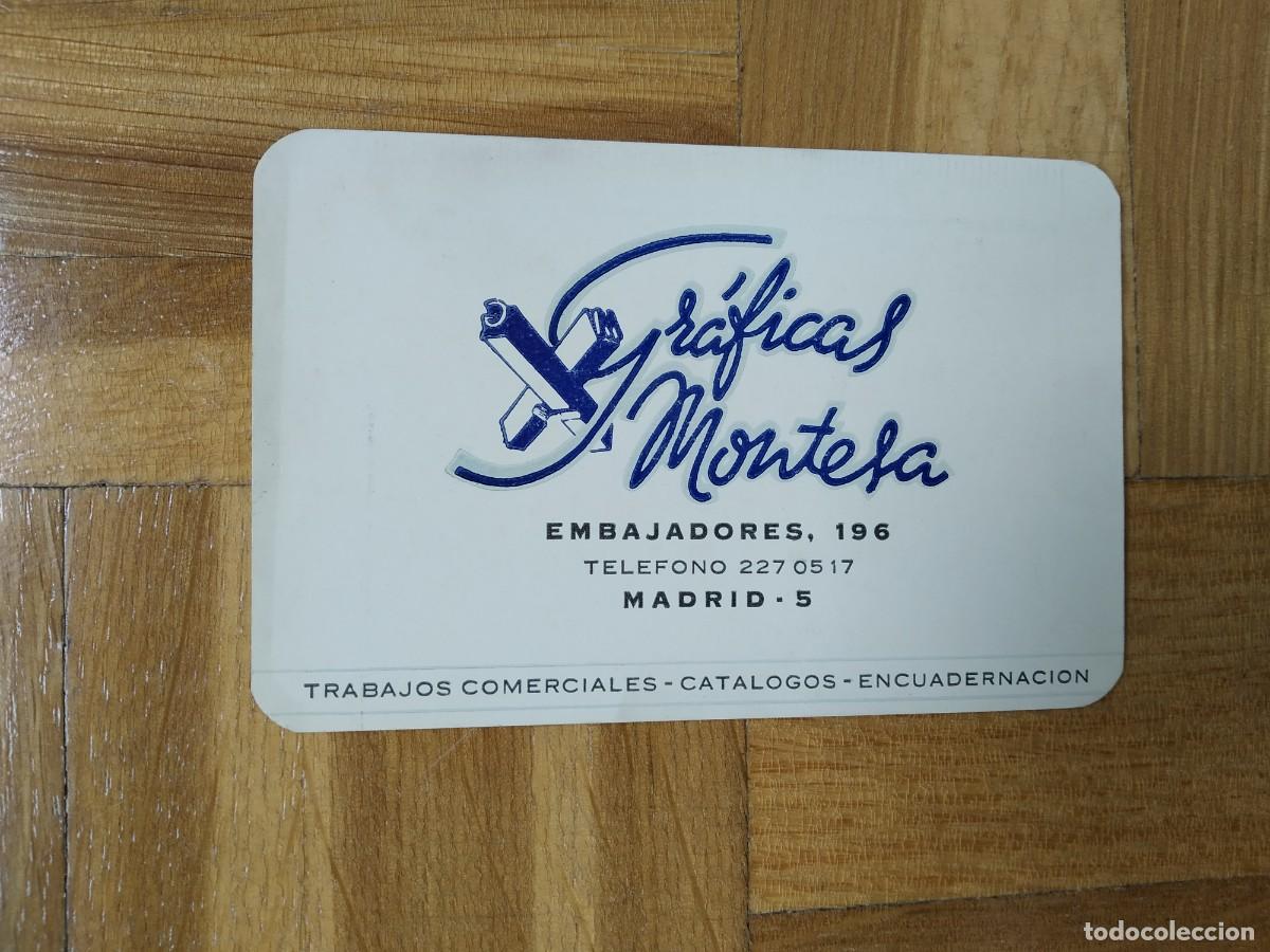 Colecionismo Calend&aacute;rios: CALENDARIO PUBLICITARIO GRAFICAS MONTESA. MADRID A&Ntilde;O 1963 VER FOTOS