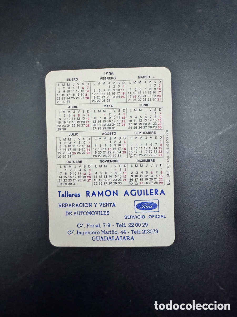 Coleccionismo calendarios: Calendario prefijos provisionales 1996 - Foto 2