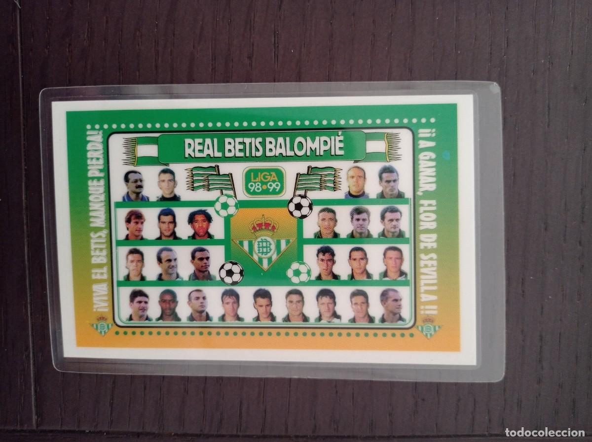 Coleccionismo Calendarios: CALENDARIO F&Uacute;TBOL. REAL BETIS. A&Ntilde;O 1999