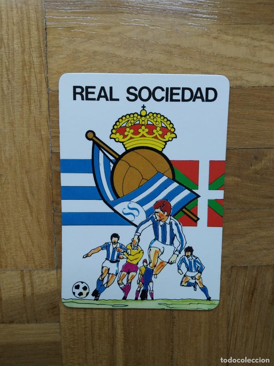 Coleccionismo Calendarios: CALENDARIO DE FUTBOL DE LA REAL SOCIEDAD. PUBLICIDAD BERGARA GUIPUZCOA A&Ntilde;O 1988 VER FOTOS