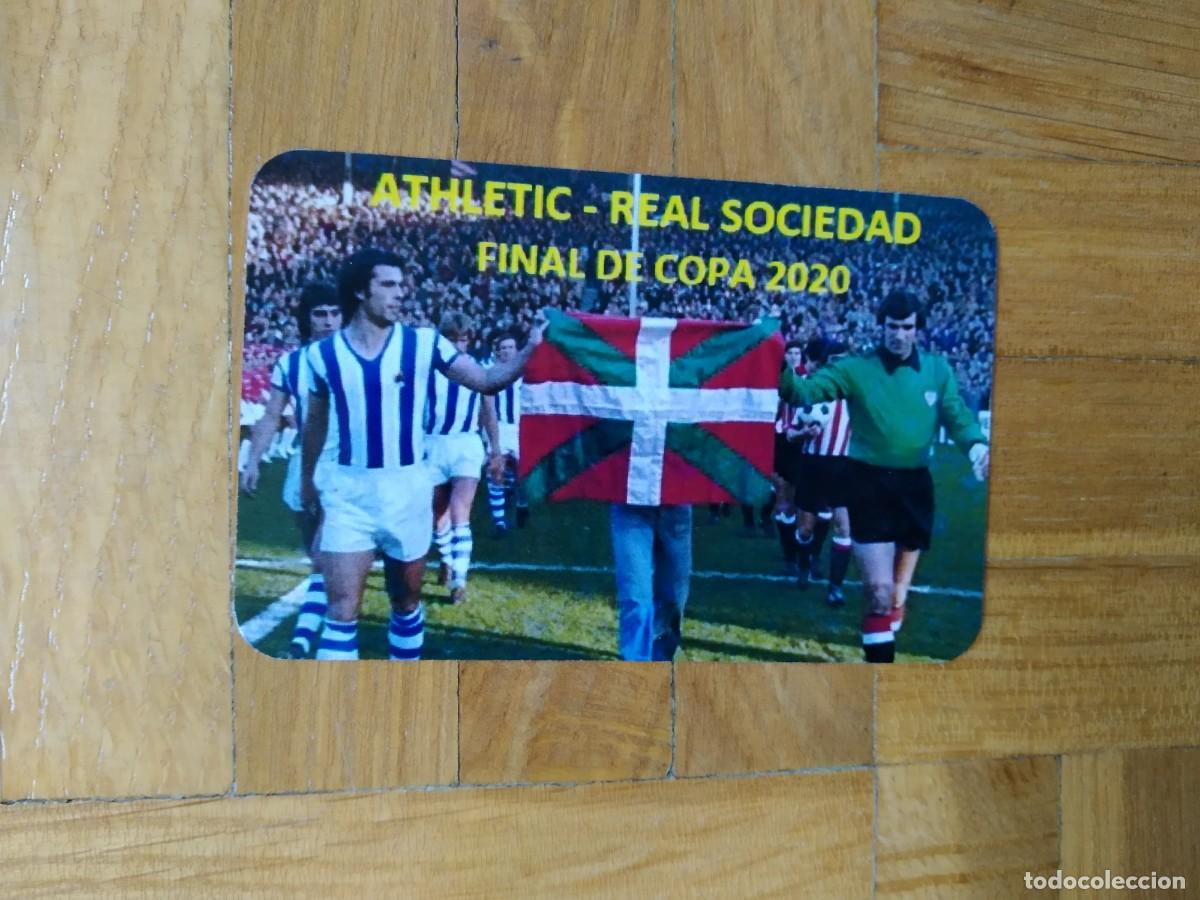 Coleccionismo Calendarios: CALENDARIO DE FUTBOL DEL ATHLETIC CLUB BILBAO Y REAL SOCIEDAD FINAL DE COPA A&Ntilde;O 2020 VER FOTOS