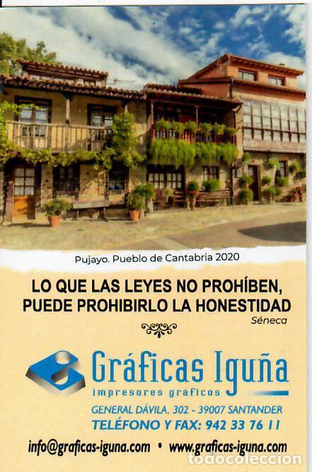 Coleccionismo Calendarios: CALENDARIO DE PUBLICIDAD - 2021 - GR&Aacute;FICAS IGU&Ntilde;A - PUJAYO