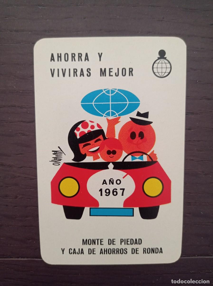 Collezionismo Calendari: CALENDARIO FOURNIER. MONTE DE PIEDAD Y CAJA DE AHORROS DE RONDA. A&Ntilde;O 1967