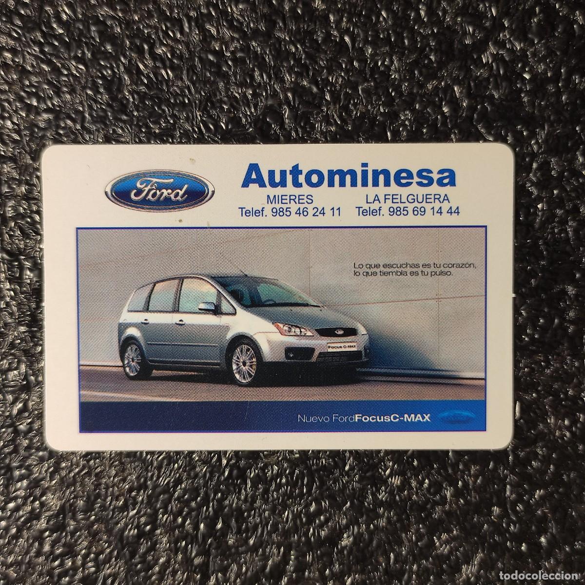 Coleccionismo Calendarios: CALENDARIO COCHES . Ford Focus C-MAX ** FORD ** AUTOMINESA CONCESIONARIO 2004 ** MIERES ** T1