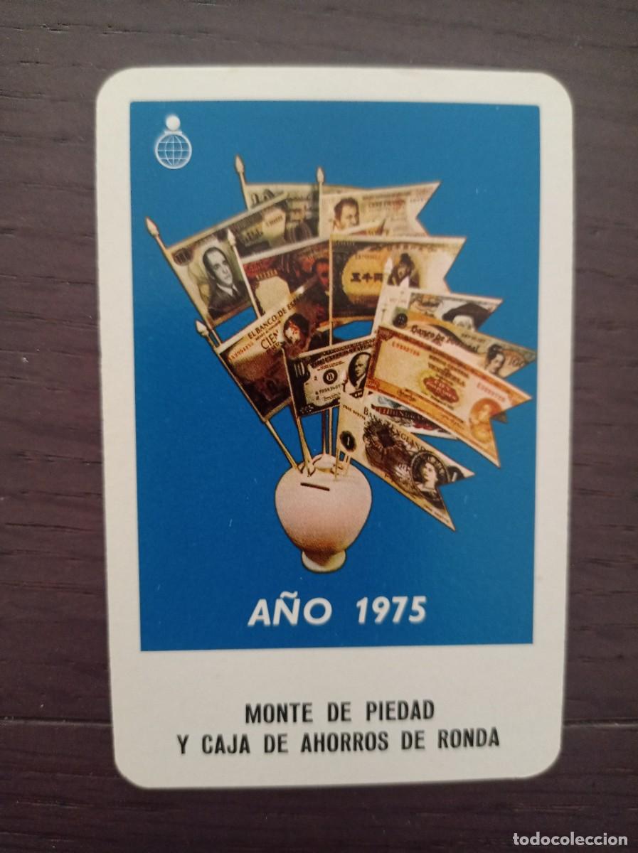 Coleccionismo Calendarios: CALENDARIO FOURNIER. MONTE DE PIEDAD Y CAJA DE AHORROS DE RONDA. A&Ntilde;O 1975