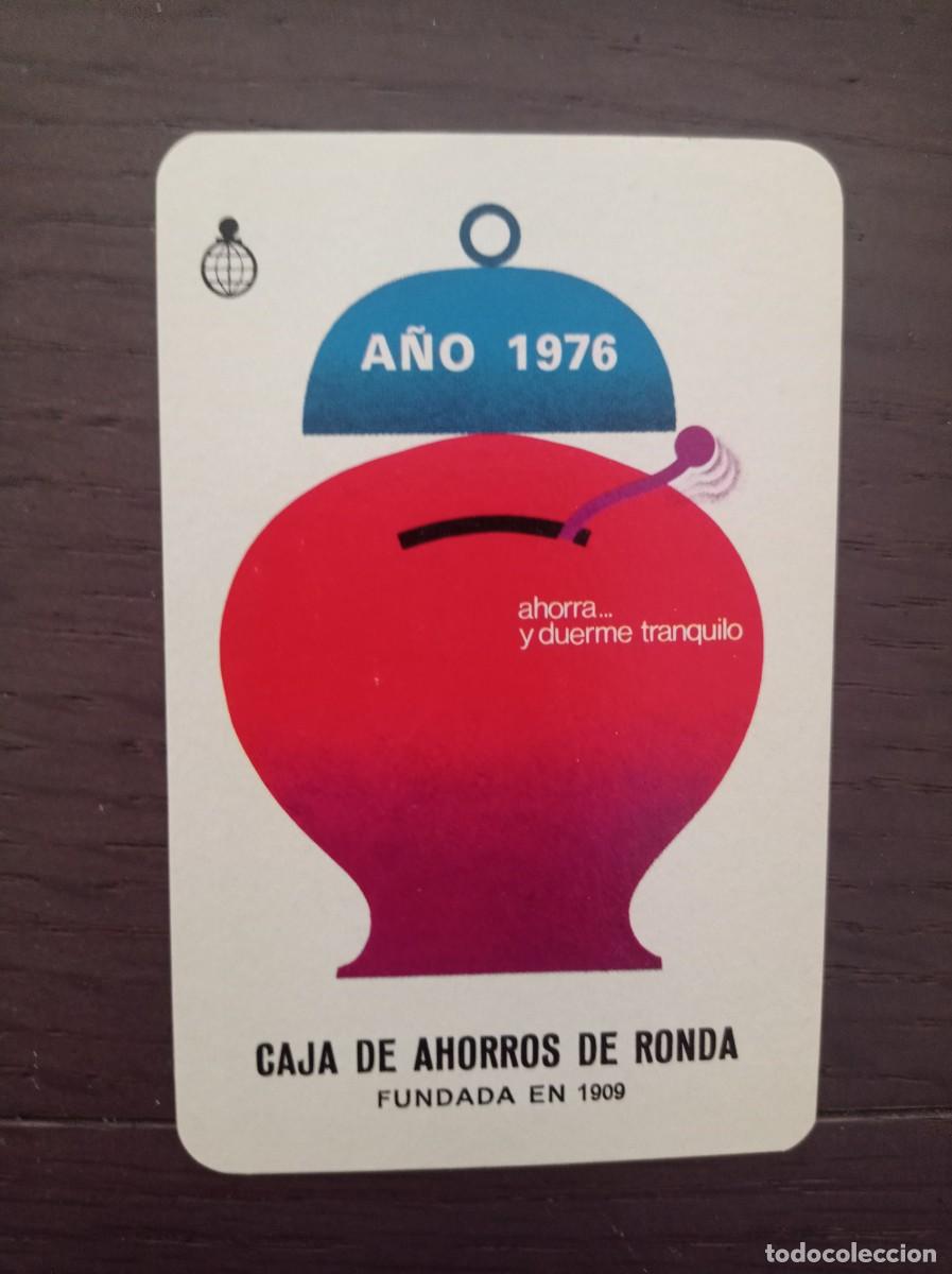 Colecionismo Calend&aacute;rios: CALENDARIO FOURNIER. CAJA DE AHORROS DE RONDA. A&Ntilde;O 1976