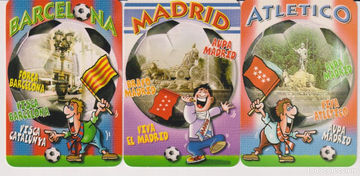 Colecionismo Calend&aacute;rios: Lote de 3 Calendarios EGC. (Equipos de Futbol) A&ntilde;o 2007