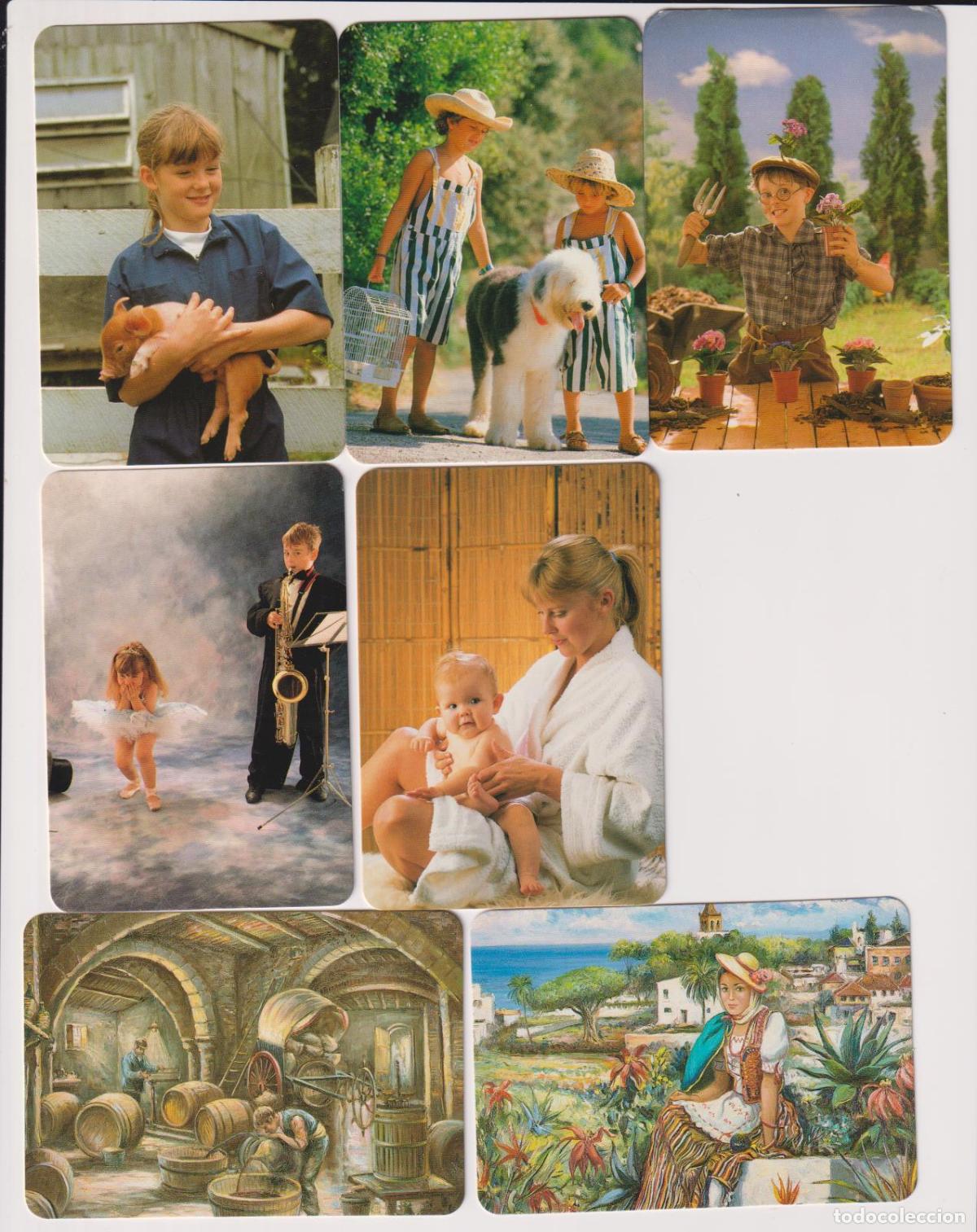 Collectables Calendars: Lote de 7 Calendarios EGC. (Ni&ntilde;os y Arte) A&ntilde;o 1997