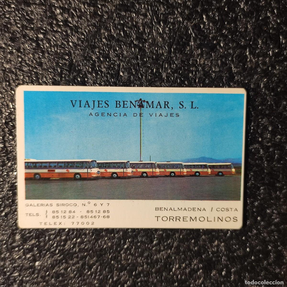Coleccionismo Calendarios: CALENDARIO BOLSILLO .AUTOBUSES . . AGENCIA VIAJES BENAMAR 1971 ** BENALMADENA TORREMOLINOS ** T2