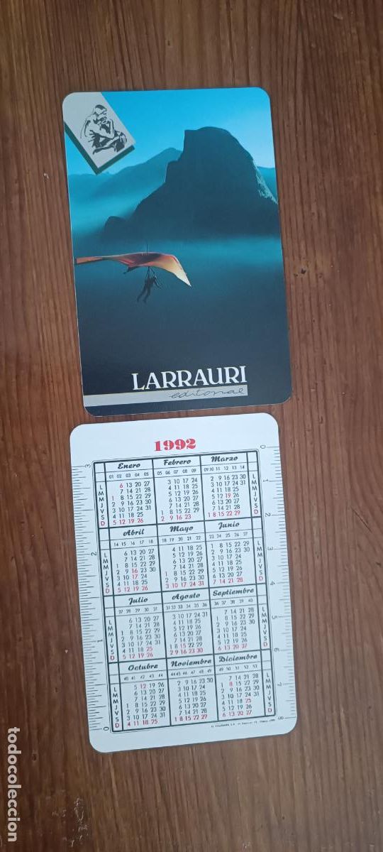 Coleccionismo Calendarios: CALENDARIO FOURNIER. 1992. LARRAURI.