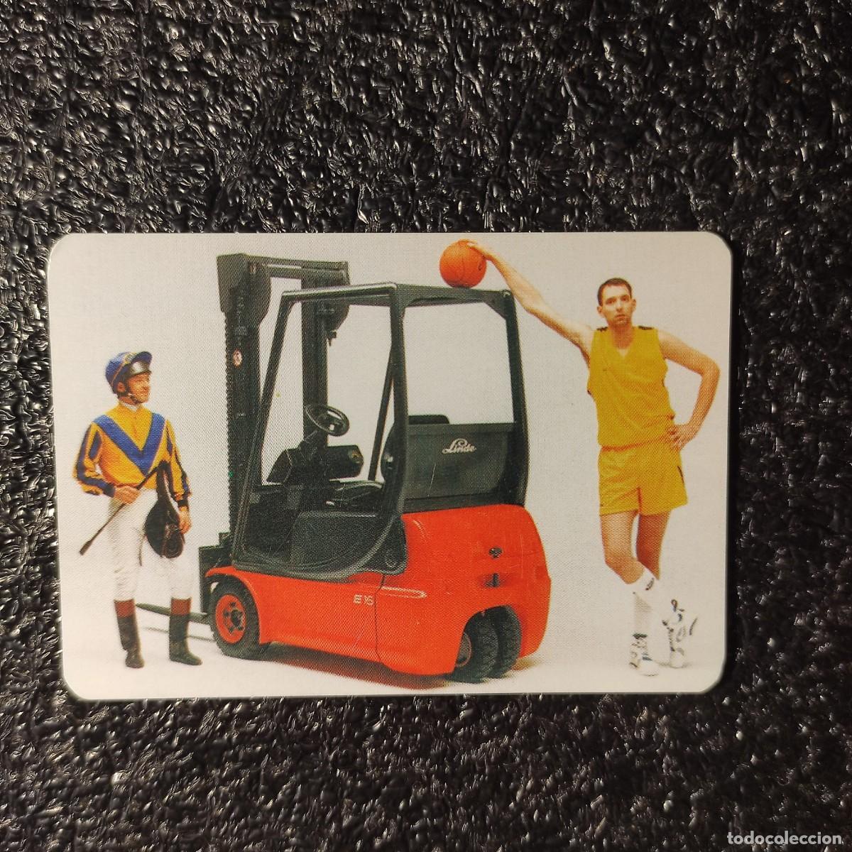 Coleccionismo Calendarios: CALENDARIO COCHES . ELEVADORA . Linde E16 *TALLERES BESAN 1998* SALAMANCA** BALONCESTO ** T1