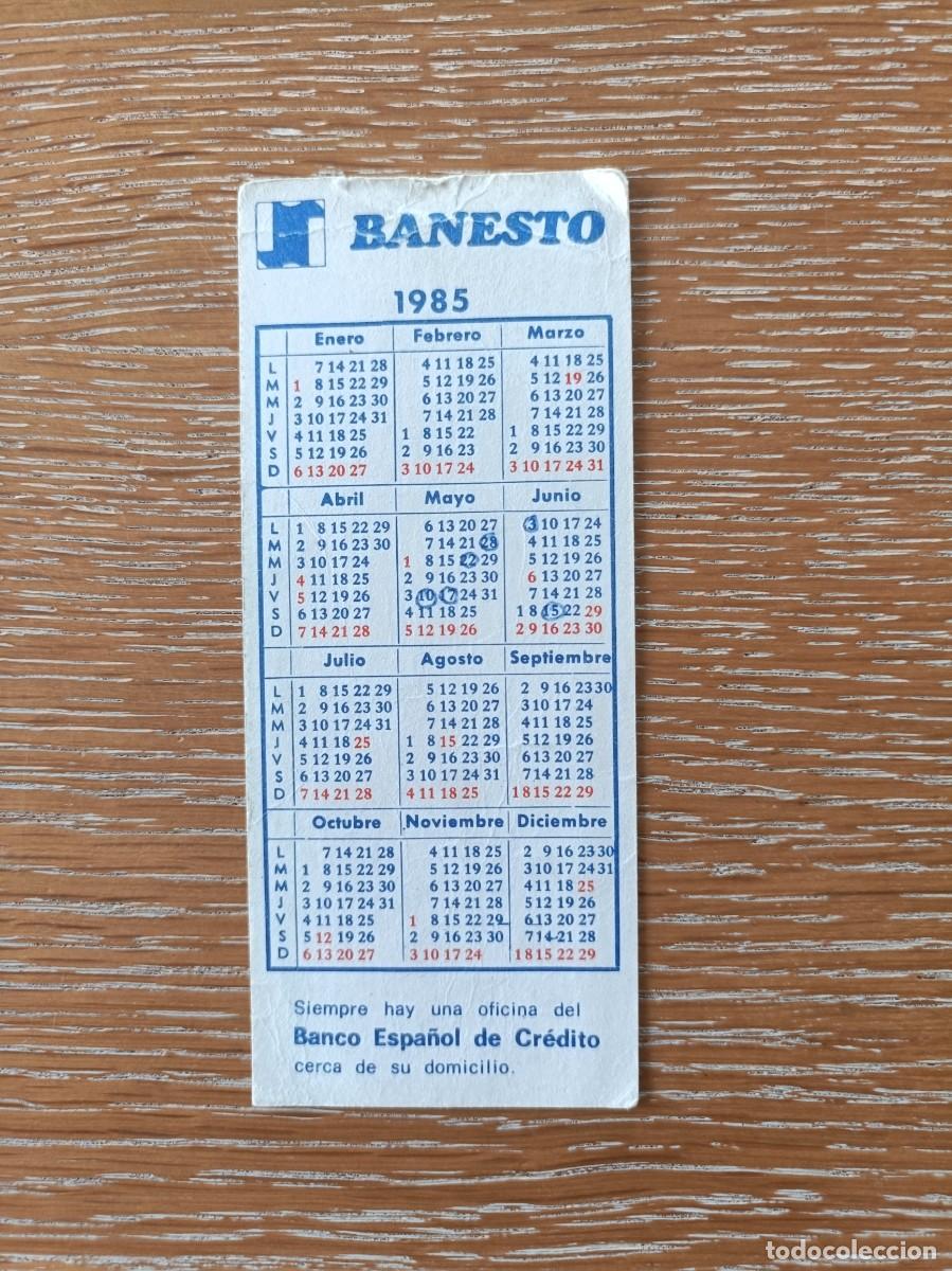 Coleccionismo Calendarios: CALENDARIO BOLSILLO - A&Ntilde;O 1985 - BANESTO - BANCO ESPA&Ntilde;OL DE CR&Eacute;DITO