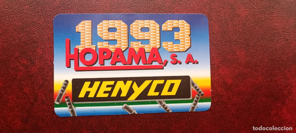 Coleccionismo Calendarios: CALENDARIO HENYCO HOPAMA S.A A&Ntilde;O 1993