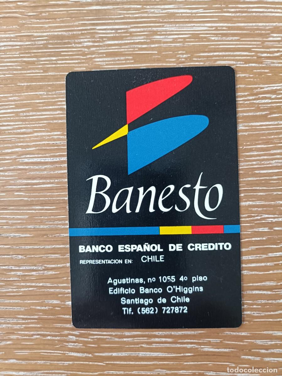 Coleccionismo Calendarios: CALENDARIO BOLSILLO - A&Ntilde;O 1989 - BANESTO - BANCO ESPA&Ntilde;OL DE CR&Eacute;DITO - CHILE - COMAS NAIPES