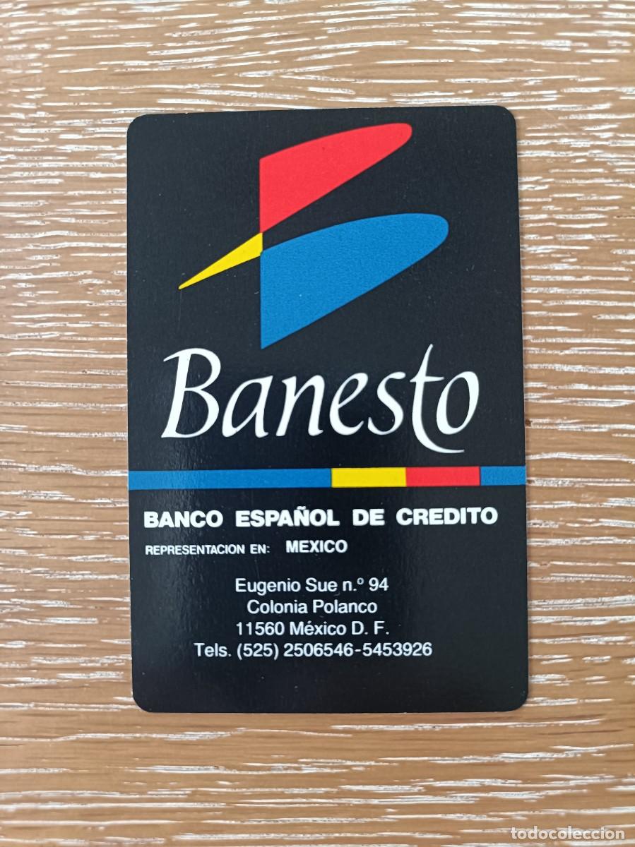 Coleccionismo Calendarios: CALENDARIO BOLSILLO - A&Ntilde;O 1989 - BANESTO - BANCO ESPA&Ntilde;OL DE CR&Eacute;DITO - M&Eacute;XICO - COMAS NAIPES