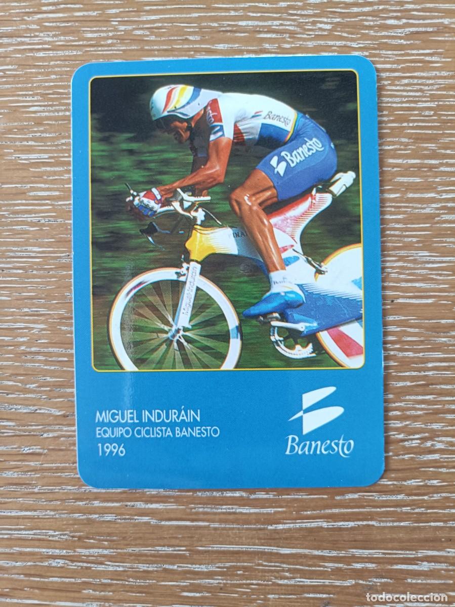 Coleccionismo Calendarios: CALENDARIO BOLSILLO - A&Ntilde;O 1996 - BANESTO - BANCO ESPA&Ntilde;OL DE CR&Eacute;DITO - MIGUEL INDURAIN CICLISMO