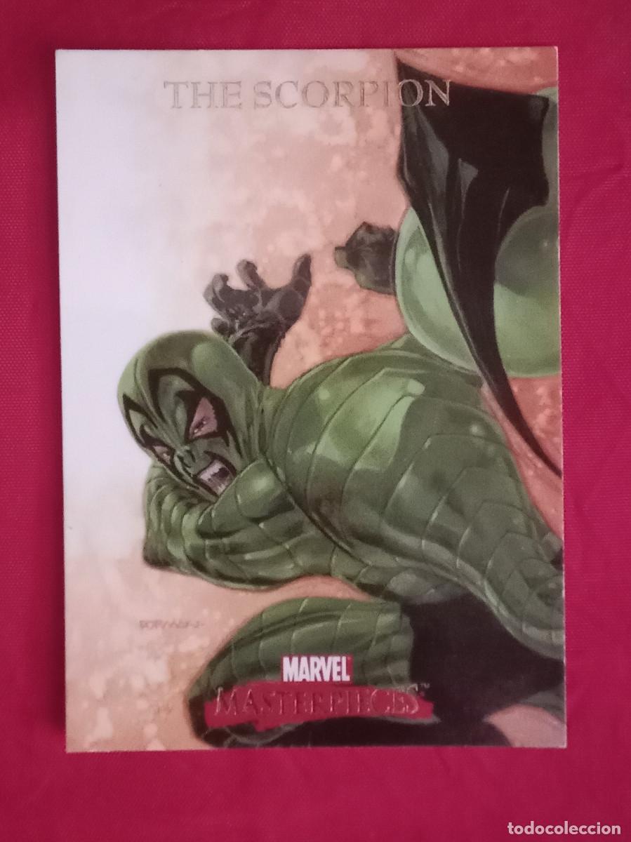 Coleccionismo Calendarios: Estampa Marvel - Masterpieces - THE SCORPION - Edit. Sky Box. Marvel. 2007