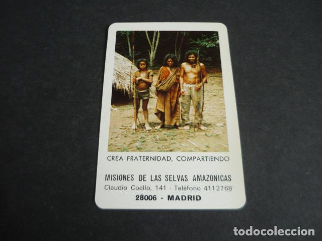 Coleccionismo Calendarios: CALENDARIO DE BOLSILLO FOURNIER 1985 MISIONES DE LAS SELVAS AMAZONICAS