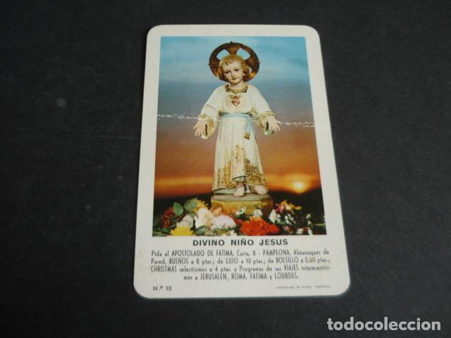 Coleccionismo Calendarios: CALENDARIO DE BOLSILLO FOURNIER 1963 DIVINO NI&Ntilde;O JESUS APOSTOLADO DE FATIMA