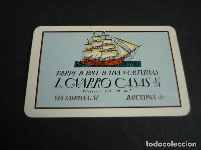 Coleccionismo Calendarios: CALENDARIO DE BOLSILLO FOURNIER FABRICA DE PAPEL DE TINA Y CARTULINAS L. GVARRO CASAS 1963