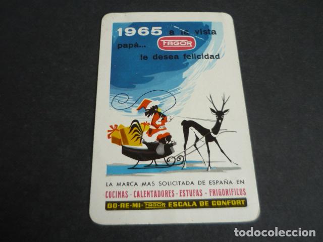 Coleccionismo Calendarios: CALENDARIO DE BOLSILLO FOURNIER 1965 FAGOR