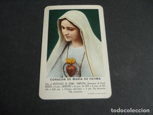 Sammeln von Kalendern: CALENDARIO DE BOLSILLO FOURNIER 1961 APOSTOLADO DE FATIMA
