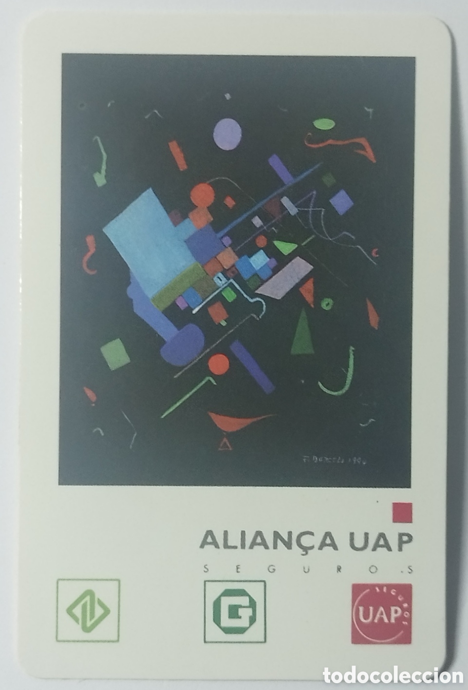 Coleccionismo Calendarios: Calend&aacute;rio de Bolso Alian&ccedil;a UAP Seguros 1993 &ndash; Arte / Vintage