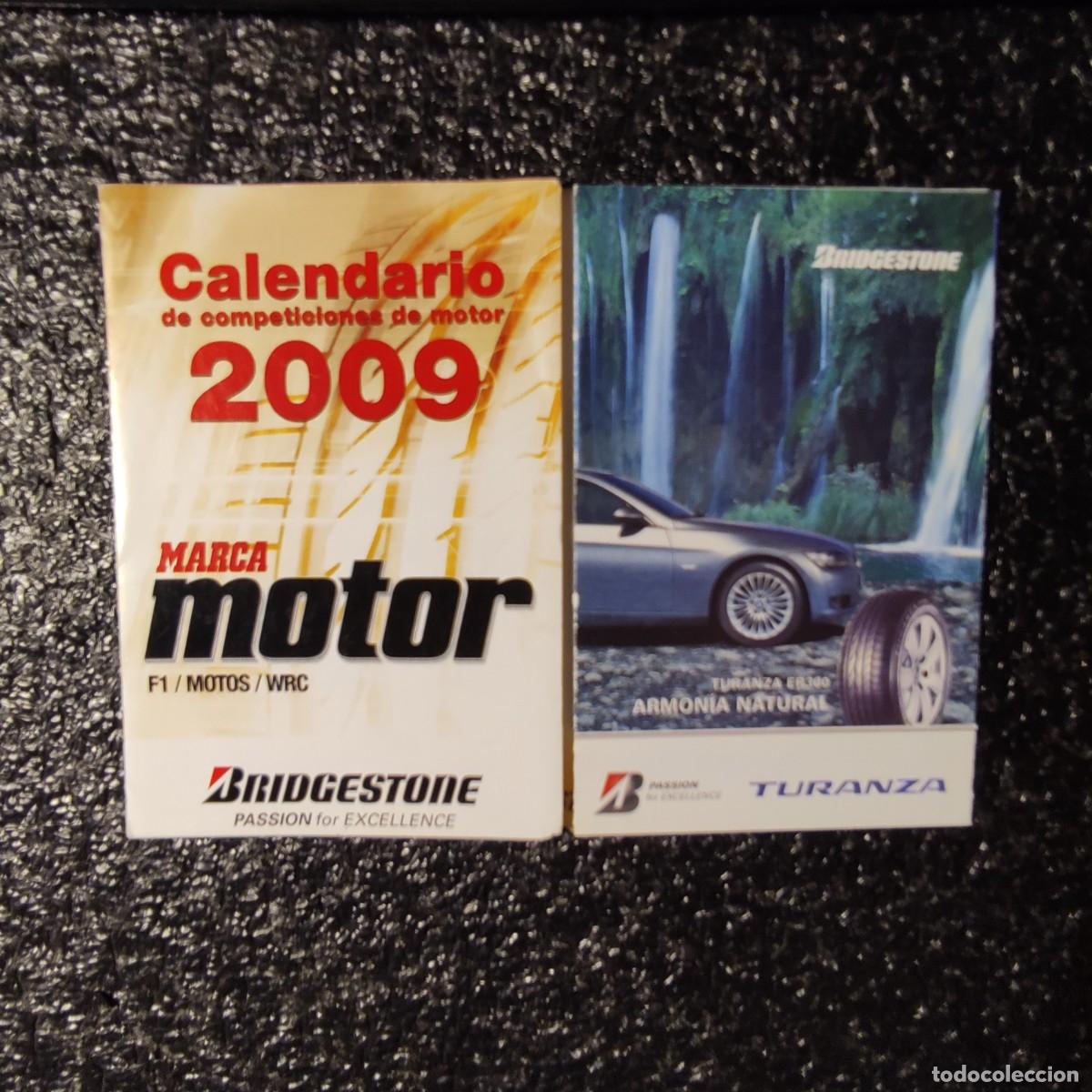 Coleccionismo Calendarios: CALENDARIO COCHES . COMPETICION MARCA MOTOR ** BRIDGESTONE*TURANZA*POTENZA 2009 ** 8 PAGINAS *T1