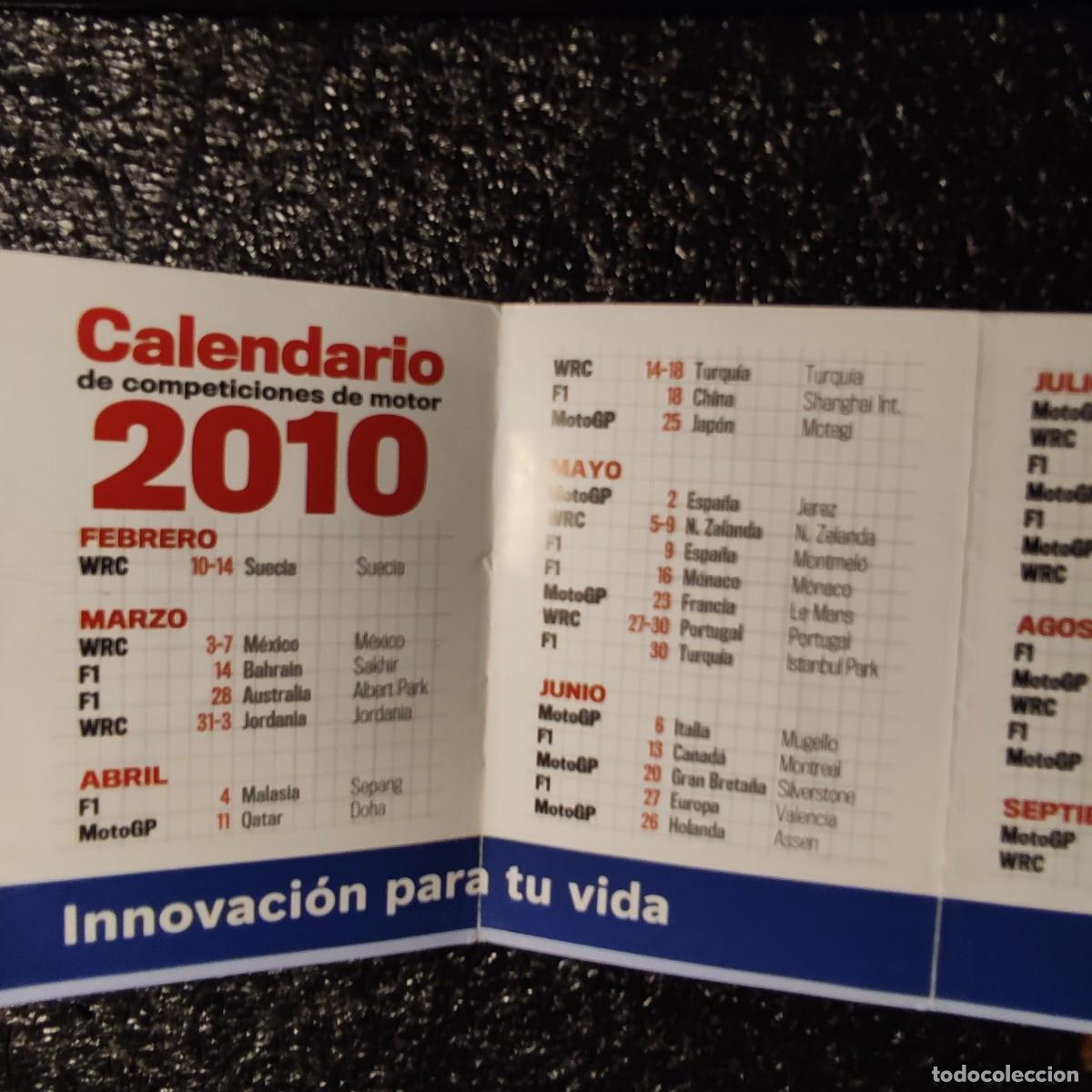 Coleccionismo Calendarios: CALENDARIO COCHES . COMPETICION MARCA MOTOR ** BOSH 2010 ** 8 PAGINAS *T1