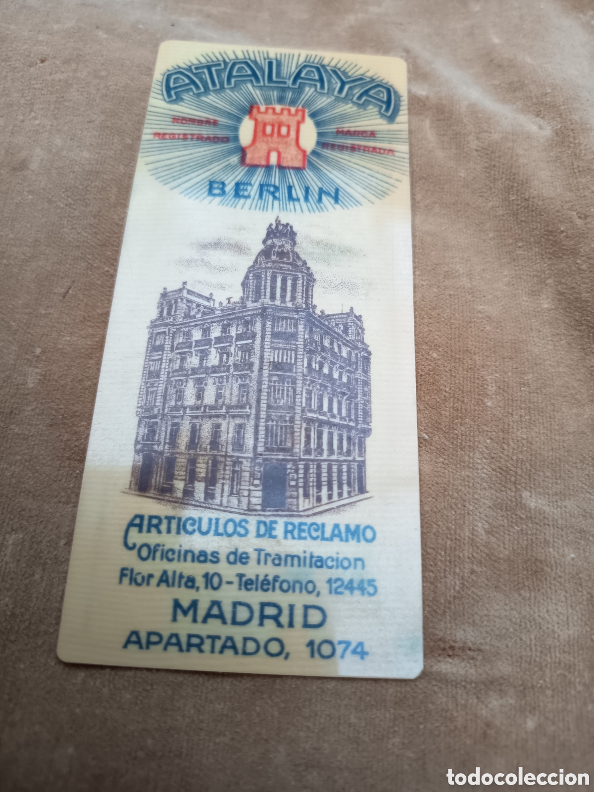 Coleccionismo Calendarios: Calendario 1928 atalaya Berl&iacute;n Madrid