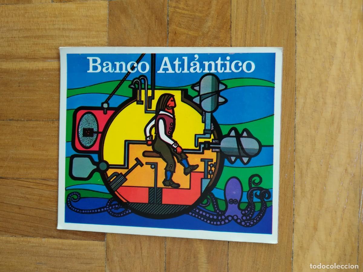 Coleccionismo Calendarios: CALENDARIO DE BANCOS Y CAJAS BANCO ATLANTICO SUBMARINO PULPO A&Ntilde;O 1981 VER FOTOS