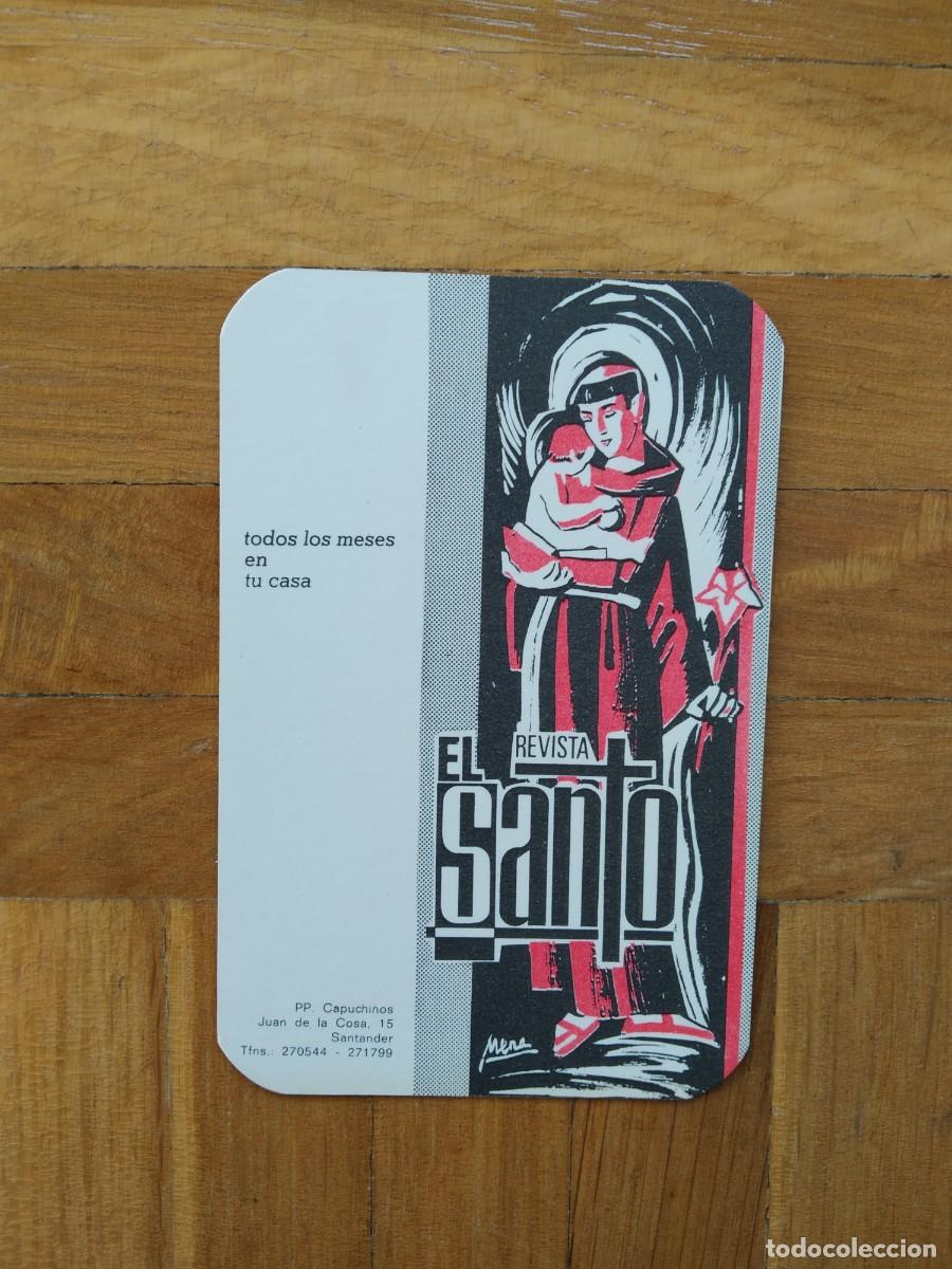 Collezionismo Calendari: CALENDARIO PUBLICITARIO REVISTA EL SANTO A&Ntilde;O 1976 VER FOTOS NUEVO