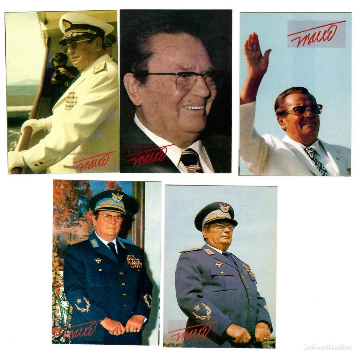 Coleccionismo Calendarios: YUGOSLAVIA. 5 calendarios de bolsillo del a&ntilde;o 2009 con la imagen del presidente Josip Broz &rdquo;Tito&rdquo;.