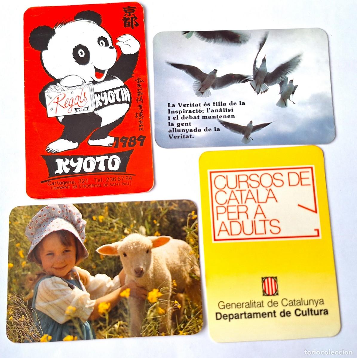 Coleccionismo Calendarios: LOTE 4 CALENDARIOS CALENDARIOS DE BOLSILLO - A&Ntilde;O 1.989 - PUBLICIDAD VARIAS EMPRESAS