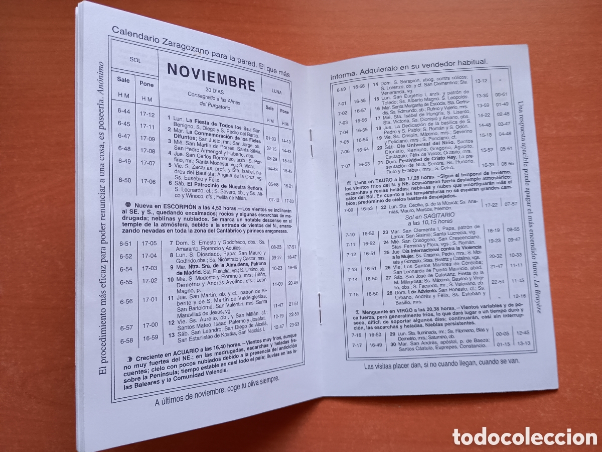 Coleccionismo calendarios: Calendario Zaragozano 2010 - Foto 3