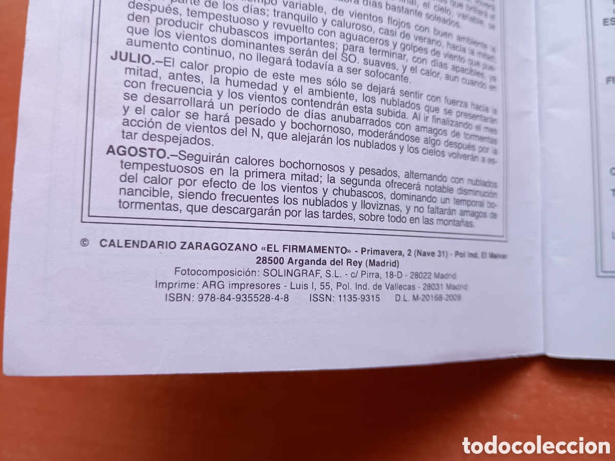 Coleccionismo calendarios: Calendario Zaragozano 2010 - Foto 4