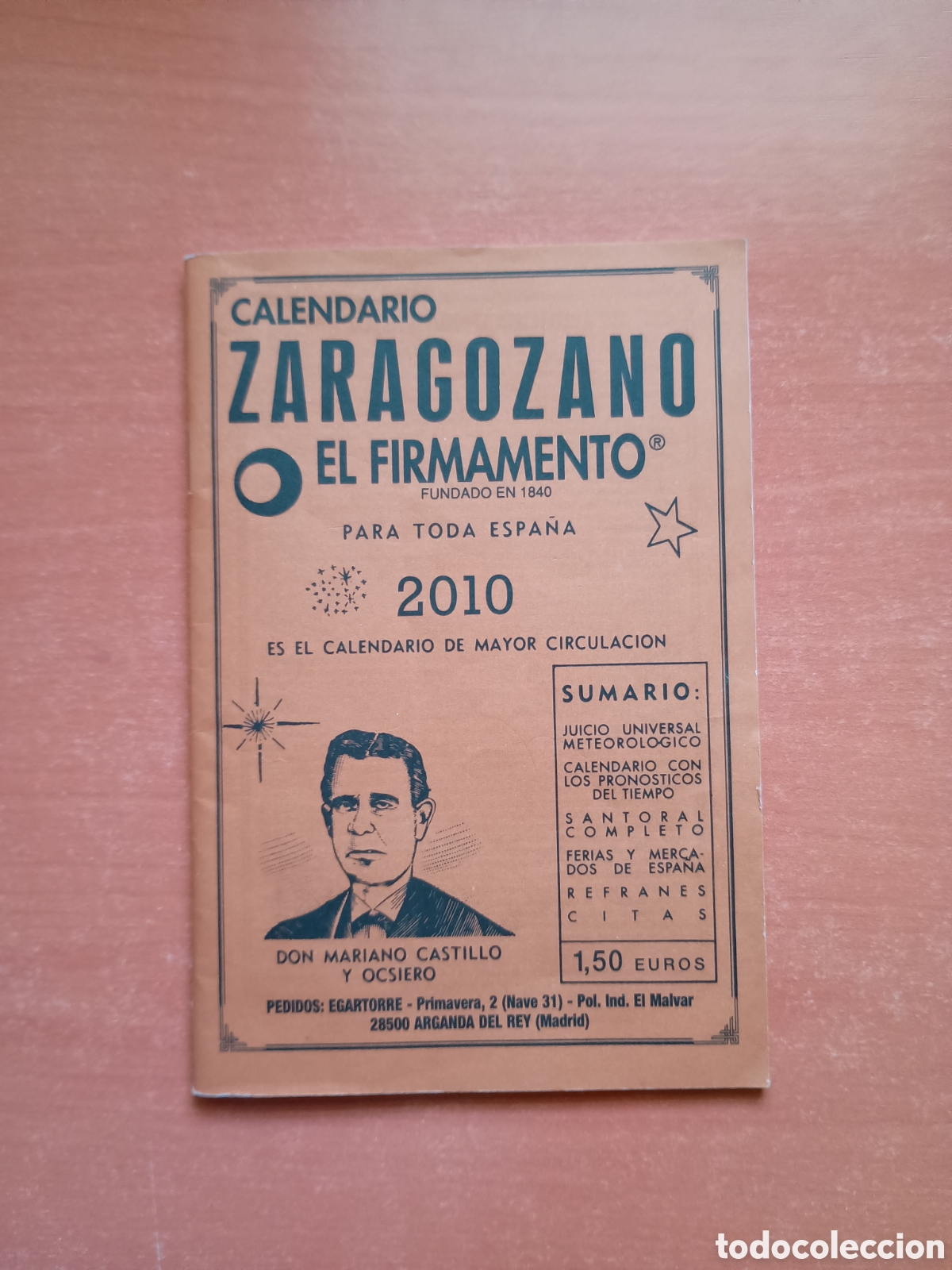 Collezionismo Calendari: Calendario Zaragozano 2010
