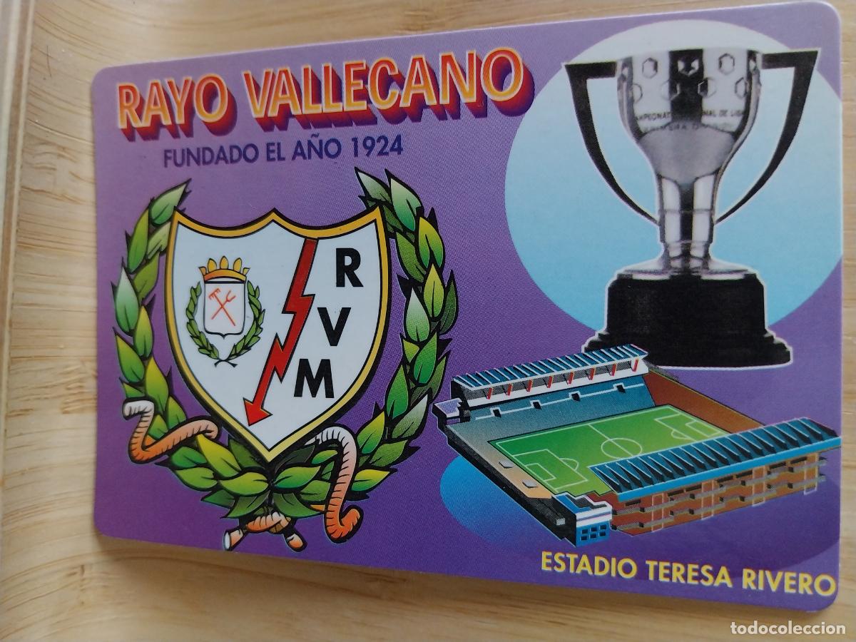 Coleccionismo Calendarios: RAYO VALLECANO CALENDARIO A&Ntilde;O 2001 PUBLICIDAD LOTERIAS LUCIA REF WCB 242