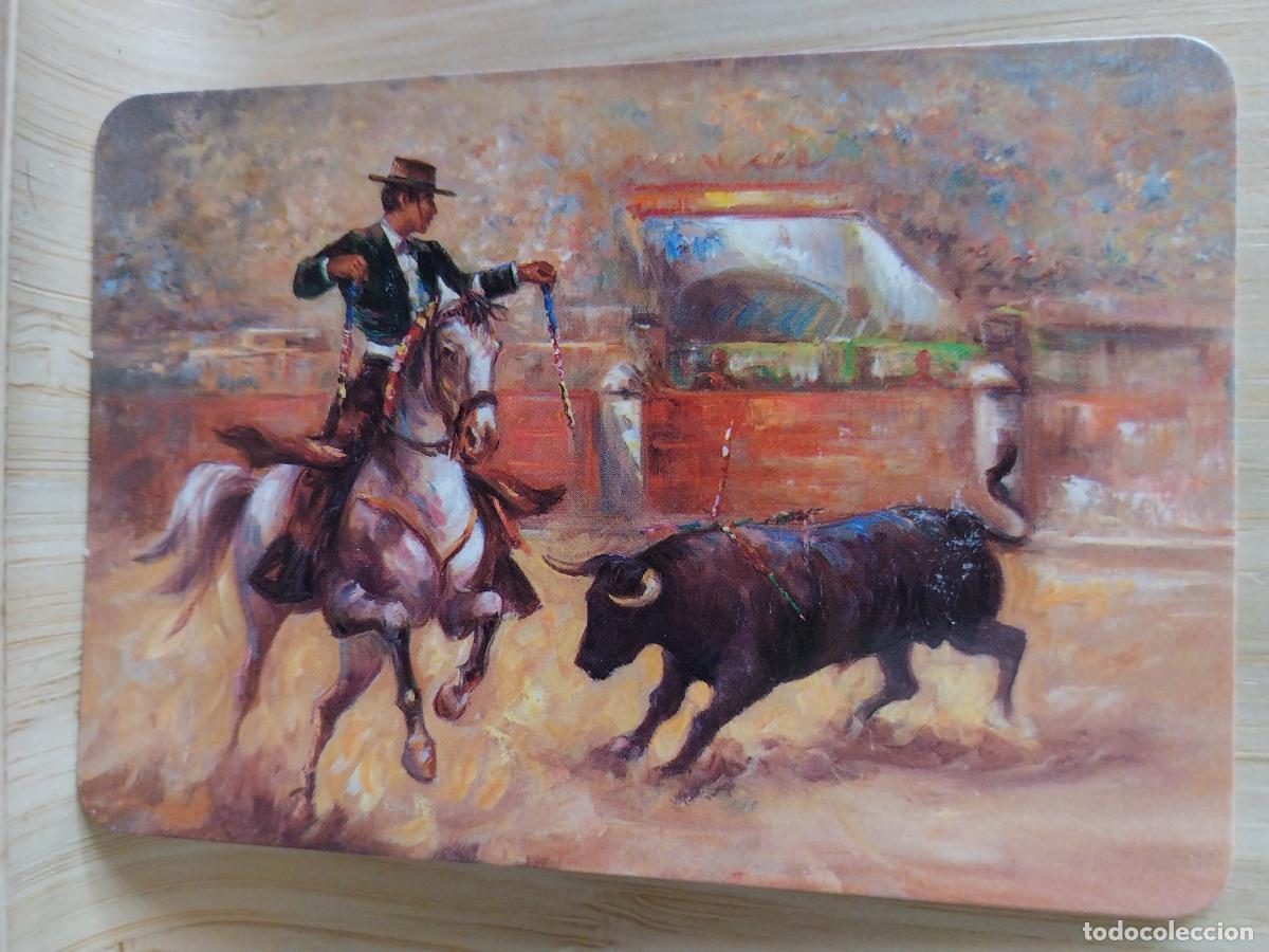 Coleccionismo Calendarios: TAUROMAQUIA REJONEO ILUSTRACI&Oacute;N CALENDARIO A&Ntilde;O 2001 PUBLICIDAD CAMARA ARTE REF EGC 156