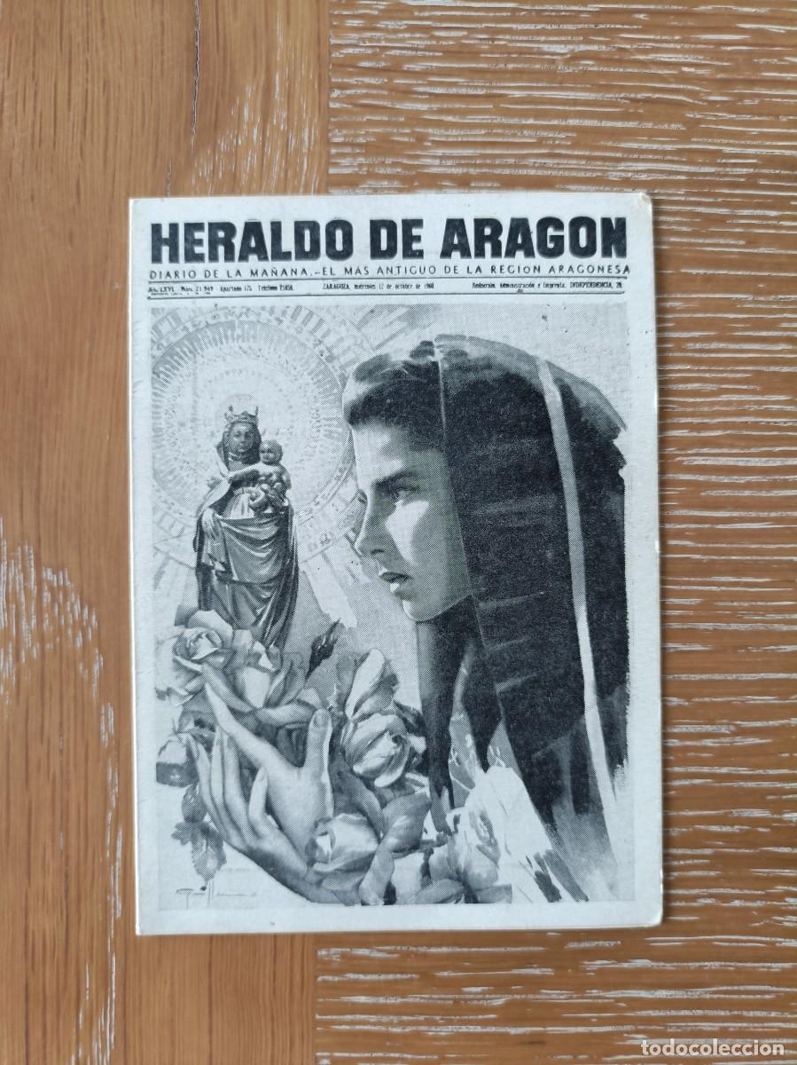 Sammeln von Kalendern: RARO - CALENDARIO BOLSILLO - A&Ntilde;O 1961 - HERALDO DE ARAG&Oacute;N - PERI&Oacute;DICO - DIARIO
