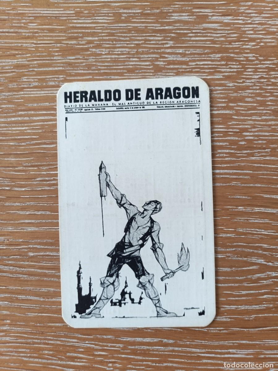 Sammeln von Kalendern: CALENDARIO BOLSILLO - A&Ntilde;O 1966 - HERALDO DE ARAG&Oacute;N - PERI&Oacute;DICO - DIARIO