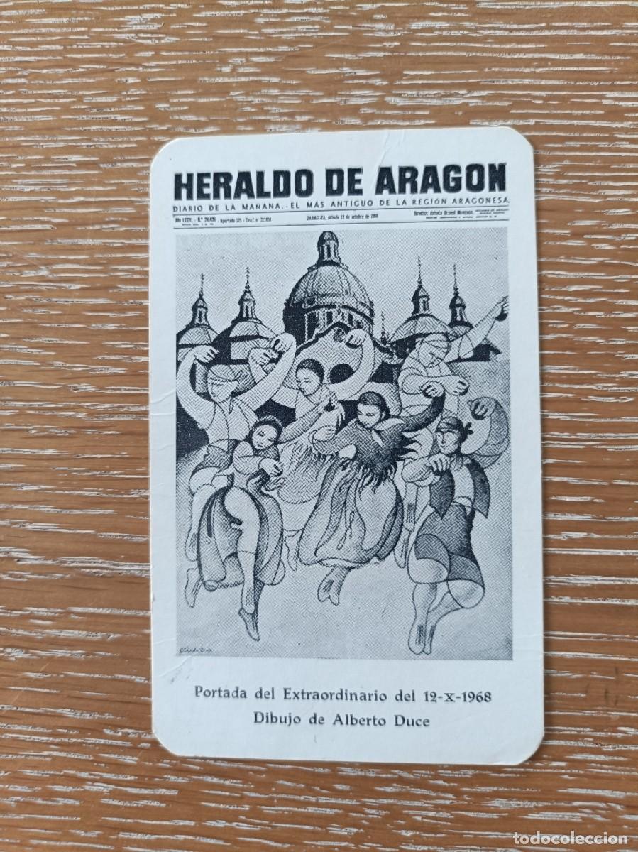 Sammeln von Kalendern: CALENDARIO BOLSILLO - A&Ntilde;O 1969 - HERALDO DE ARAG&Oacute;N - PERI&Oacute;DICO - DIARIO