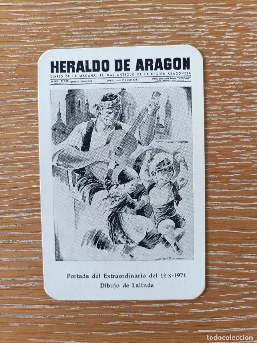 Sammeln von Kalendern: CALENDARIO BOLSILLO - A&Ntilde;O 1972 - HERALDO DE ARAG&Oacute;N - PERI&Oacute;DICO - DIARIO